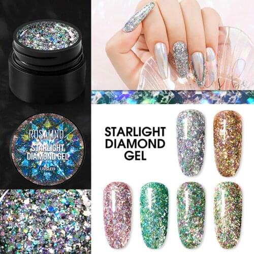 Xingyao Diamond Glue Nail Art New Flash Nail Polish Glue Colorful Sequin Uv Glue Barbie Glue Fashionable Natural Resin