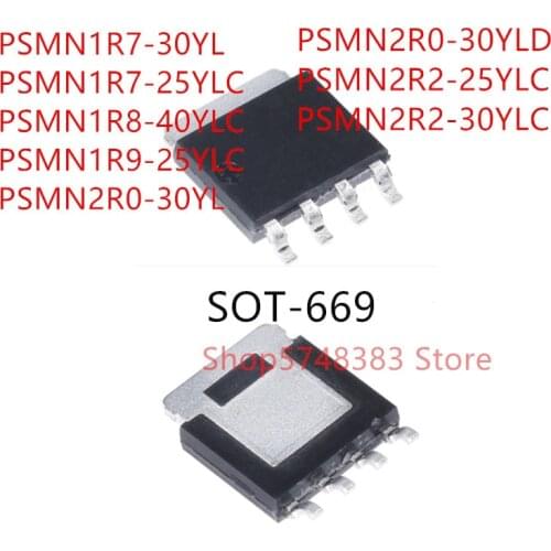 10PCS PSMN1R7-30YL PSMN1R7-25YLC PSMN1R8-40YLC PSMN1R9-25YLC PSMN2R0-30YL PSMN2R0-30YLD PSMN2R2-25YLC PSMN2R2-30YLC SOT-669