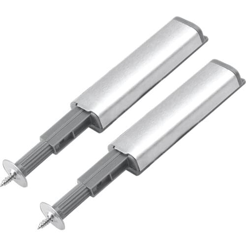 2sets Magnetic Cabinet Catches Push To Open Stainless Steel Door Drawer Stopper Buffer Touch Damper Latch Closer furniture
