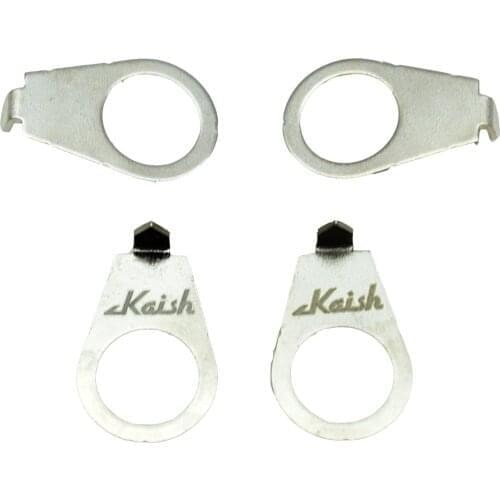 Dopro 4pcs LP Guitar Knobs Pointer Plate 3/8" Knob Knobs Position Indicator for Gibson Les Paul Nickel