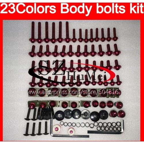 Fairing bolts full screw kit For SUZUKI RGV250 VJ21 VJ23 RGV 250 88 89 90 97 98 1988 1989 1997 1998 Windscreen bolt screws Nuts