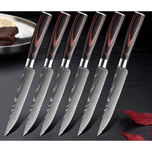 Stainless Steel Damascus Steak Knife Meat Cleaver Chefs Knife Cooking Knife Chefs Knife Kitchen Cooking Knife