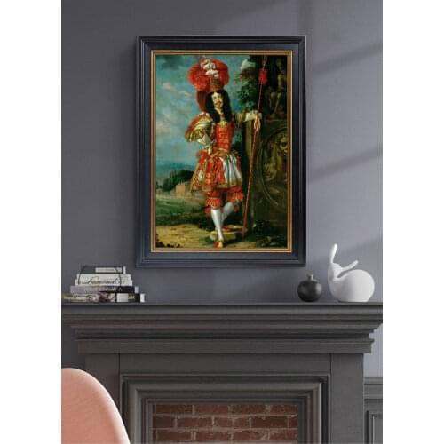 Cuadros Vintage Classical Style Canvas Print Painting Poster Art Wall Pictures for Living Room Retro Character Body Home Decor-5