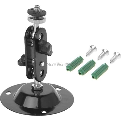 Wall Mount Bracket Monitor Holder Security Rotary Surveillance Camera Stand Projector Brackets Dropship