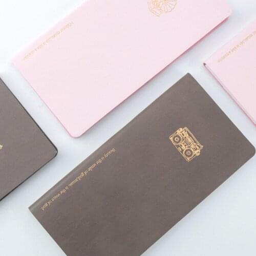 Weekly Planner A6 Notebook 2019 2020 Agenda Travels Journals Book Leather Portable Fresh Schedule stationery School supplies