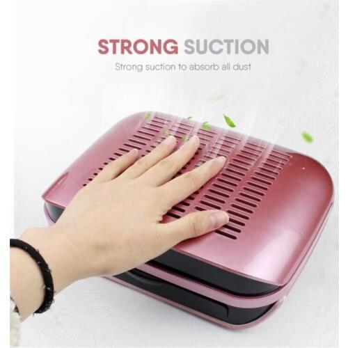 40W Nail Dust Collector Manicure Set Machine UV Gel Nail Polish Cleaner Manicure Tools Vacuum Cleaner Kit For Nail Art Equipment