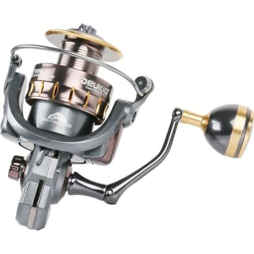 SW Series Fishing Reel Carved Metal Wire Cup Spinning Reel