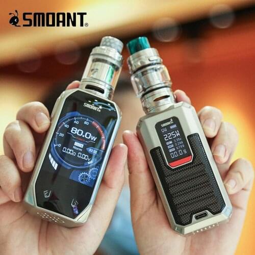 Smoant Ladon Mesh 0.15 Ohm 0.16 Ohm RBA 4ml 6ml Drip Tip Coil Vape Kit Mod Electronic Cigarette Pod AIO Tank 18650