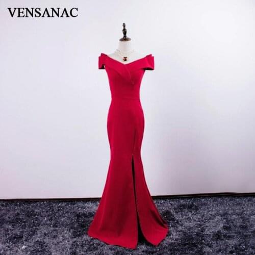 VENSANAC Womens Satin Dresses