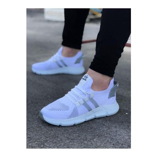 Wagoon WG102 White Gray Men 'S Sports Shoe