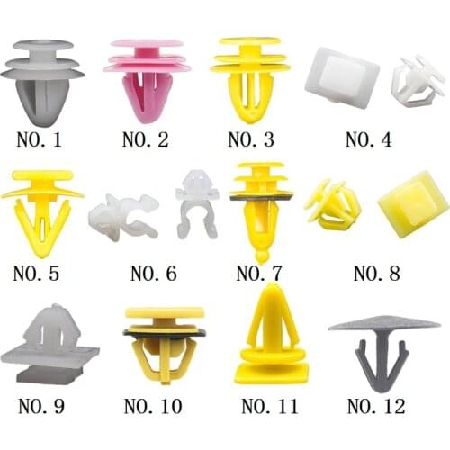 50 Pcs Square Vehicle Door Sill Strip Clips Trim Panel Snap Fastener Engine cover Fixed Clamp Universal For Hyundai