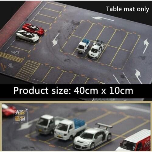 1/64 Scale Unlight Plastic Landscape Model Parking Train Layout Diorama Architecture Railway And F5H1