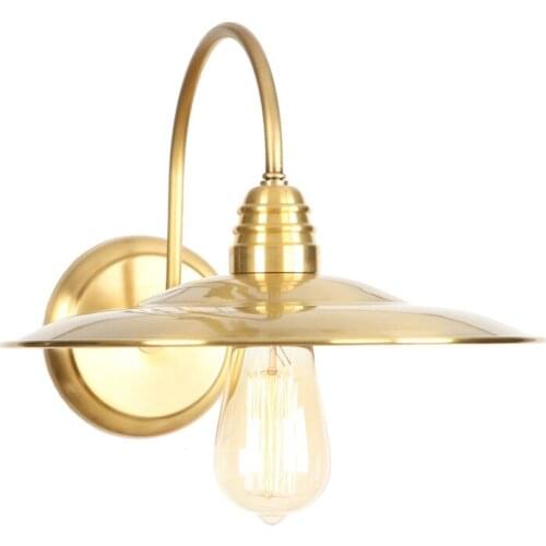 American Loft Copper Wall Sconce Edison Industrial Vintage LED Wall Lamp Bedroom Bedside Wall Light Home Lighting Lampara Pared