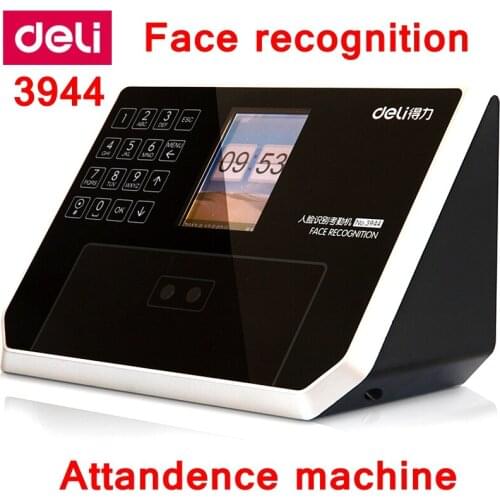 Deli 3944 Facial recognition Time recording Attendance machine USB flash drive storage time machine shipping free