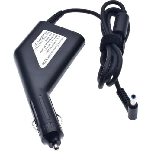 DC 4.5*3.0mm Power Car Adapter Charger 19.5V 3.33A 4.62A For Laptop HP Envy14/15 Pavilion 90W Input DC11-15V Max 10A