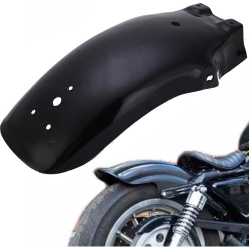 1PC High Quality Rear-Fender Retro Black Mudguard Rear Wheel Cover Splash Guard For Cruiser Chopper Bobber Cafe Racer Moto