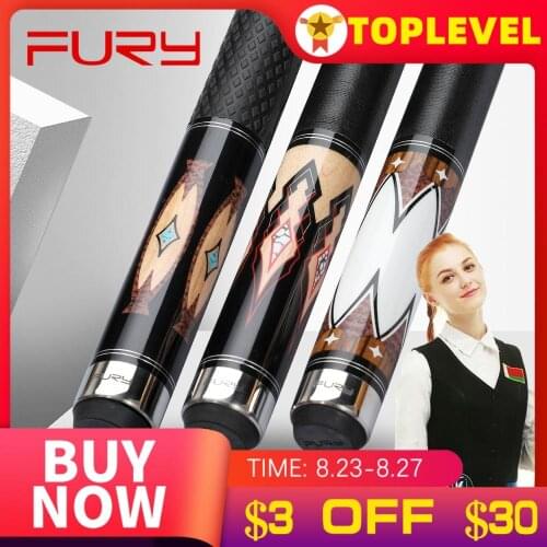 FURY DE Series Billiard Pool Cue Stick with Case 11.75mm/13mm Tip Billar Kit for Champion Professional Athlete with Case Gifts