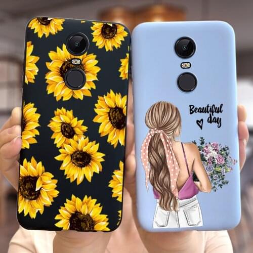For Xiaomi Redmi 5 Plus Case Redmi5 Soft Slim Colorful Painted Cover Case For Xiaomi Redmi 5 5Plus Phone Cases Shockproof Bumper