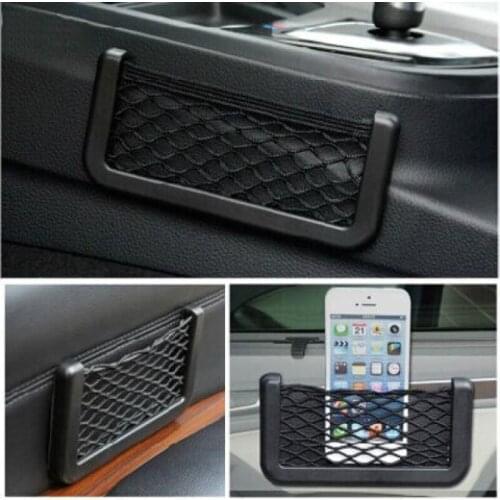 For Suzuki Vitara 2015 2016 2017 2018 2019 Car Seat Side Back Storage Net Bag Phone Holder Pocket Organizers Trunk Net Cargo Net