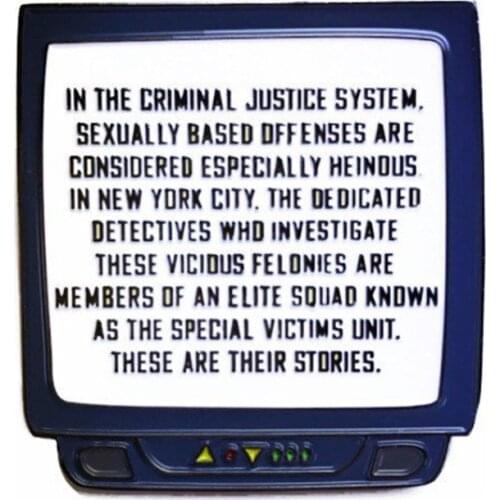 Law & Order SVU TV Enamel Pin