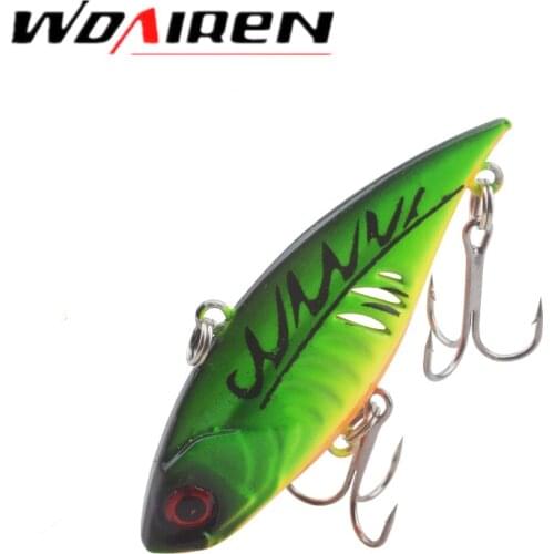 1Pcs vibration Fishing Lure 6.5cm 11g VIB Winter Sinking Artificial Hard bait fishing Wobbler Crankbait Pesca fishing tackle