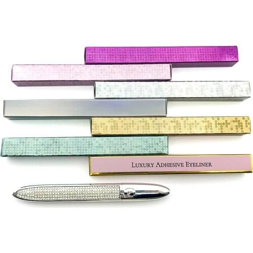 Eyeliner Pen Package box packing gift box NEW 50/100pcs/lot white/black/Silver/Gold Eyeliner Packaging Paper Box Lipstick