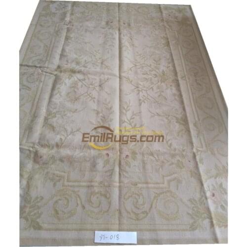 Aubusson rug round plush carpet carpets for living room chinese handmade rugs retro rug