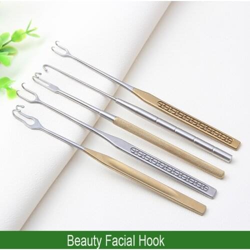 Beauty pull eyelid nasal cavity open eye corner double eyelid eye bag double tooth pull hook single tooth blunt head ophthalmic