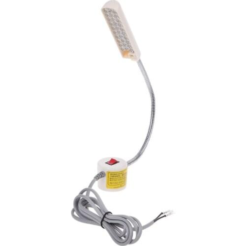 110-250V 30 LED Sewing Machine Light Working Gooseneck Lamp with Magnetic Base