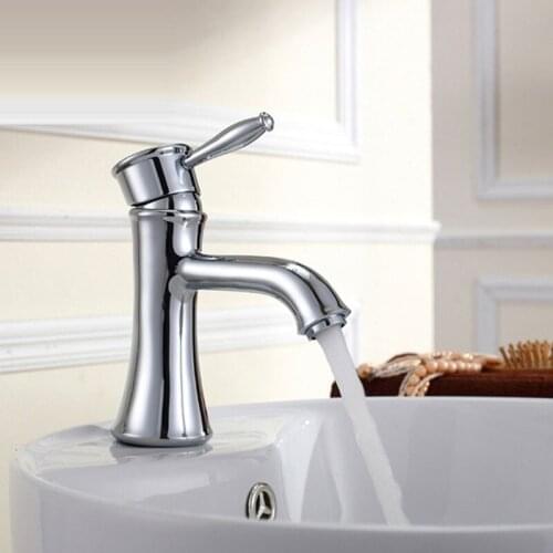 Wholesale And Retail Deck Mount Waterfall Bathroom Faucet Vanity Vessel Sinks Mixer Tap Hot and Cold Water Tap Free Shipping