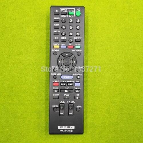 New original remote control rm-adp072 for sony BDV-N790W E385 E390 E490 HBD-E190 N790W E385 E390 E490 TA-SA300WR Home Theater