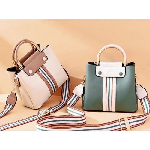 Crossbody Bag PU Leather Casual Handbags Women Fashion Totes Leisure Shoulder Bags For Ladies With Adjustable Strap