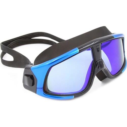 Sport Diving Glasses Swimming Big Frame Goggles Waterproof Soft Silicone Eyewear