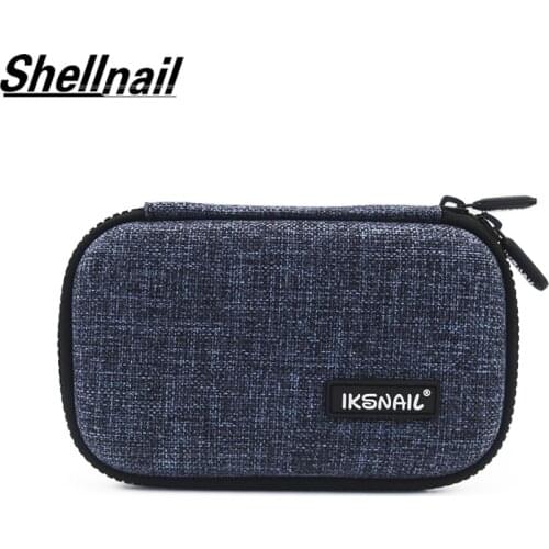 Shellnail EVA Shockproof Waterproof Fabric Travel Storage Bag Case Pouch For Portable External Hard Drive External Battery Bag