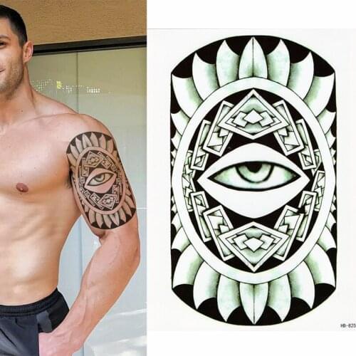 SECRET EYE TEMPORARY TATTOO, BODY ART, MENS, WOMENS, STICK ON TATTOO, GEOMETRIC