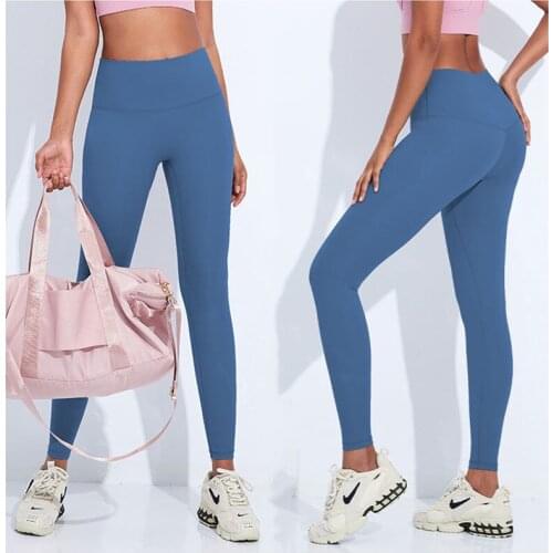 UA-ROCK Yoga Pants Women No T Line Legging High Waist Covered Belly Fitness Leggings Push Up Sweat-Wicking Gym Running Trousers