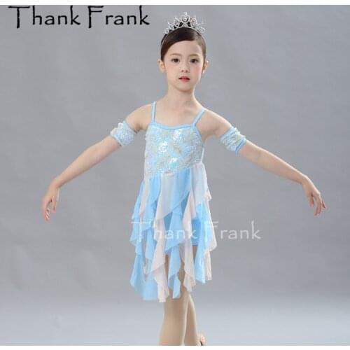 New Latin Dance Dress Women/Girls Salsa/Ballroom/Latin Dresses For Dancing Adorable Camisole Sequin Lyrical Dance Costumes C595