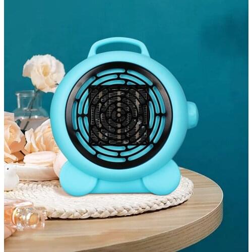1Pc Creative Heater Office Desktop Mini Electric Fan Speed Heater Desktop Heating Mute Electric Heater Small Heater