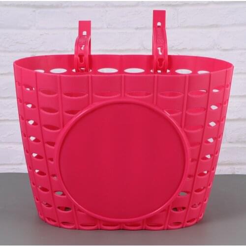 1pc Plastic Children Basket Detachable Bike Storage Basket For Kids Bike
