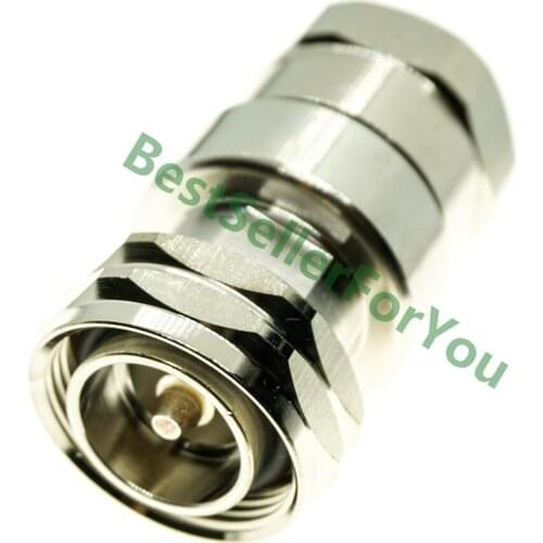 1Pcs 7/16 DIN Male L29 Plug Staight Connector Clamp For Corrugated Copper 7/8'' Coax Cable