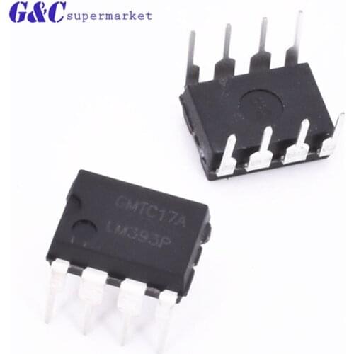 20pcs New LM393P LM393N LM393 DUAL DIFFERENTIAL COMPARATORS DIP-8