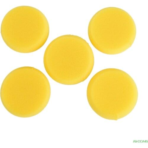 5pcs/lot Round Painting Sponge For Art Drawing Craft Clay Pottery Sculpture Cleaning Tool Painting Graffiti Sponge For Kids