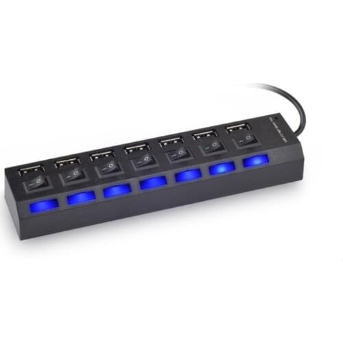 7 in1 Multi USB Charger Multi 7 Port Universal USB Phone Charging Station For Mobile Phone iPhone Tablet