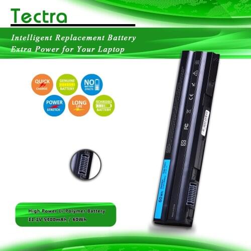 Tectra 11.1V 60Wh E6420 Laptop Battery for Dell Latitude E6520 E6420 E6430 E6440 E5530 E5520 M5Y0X HCJWT T54FJ 911MD 4YRJH PRRR