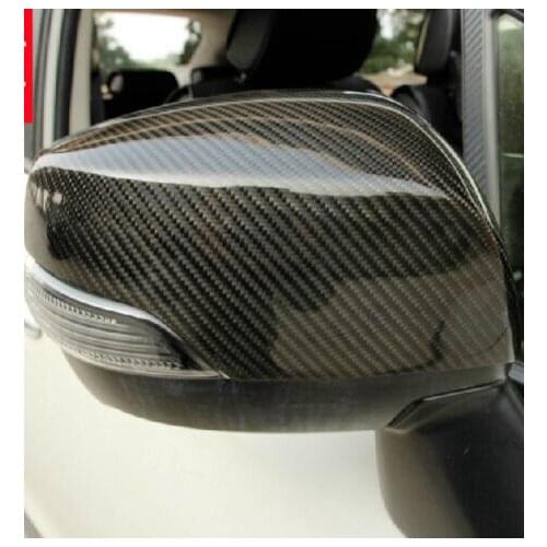 Carbon Fiber Rear View mirror side Mirrors cover Trims For SUBARU XV 2012