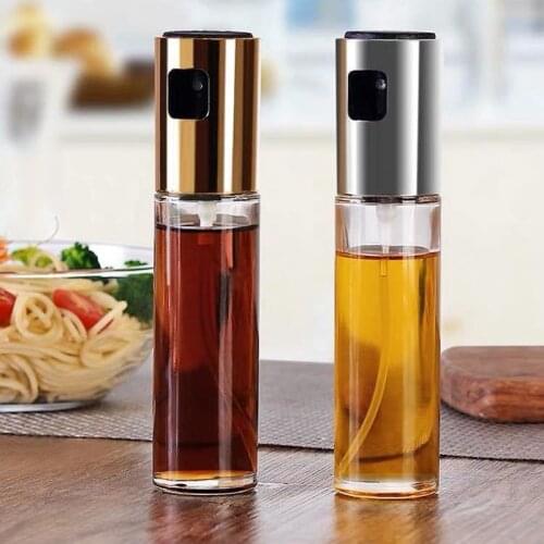 Kitchen Olive Oil Spray Bottle Oil Vinegar Spray Bottles Water Pump Gravy Boats Grill BBQ Sprayer Cooking Tools Oil Dispenser