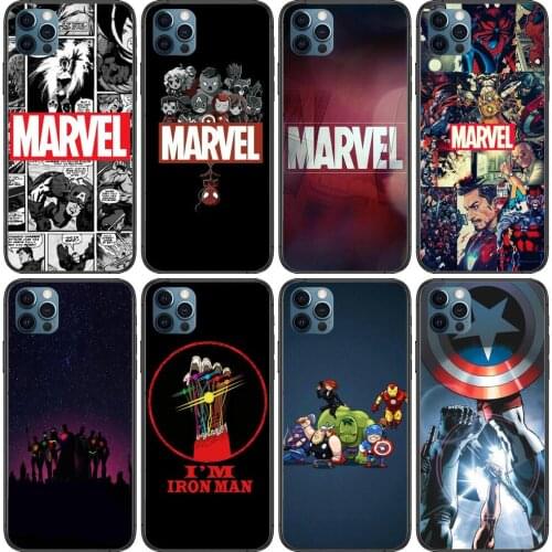 Comics Marvel Atlas Anime Phone Cases cover For iphone 11 Pro Max case 12 8 7 6 S XR PLUS X XS SE 2020 mini mobile cell shell f