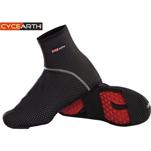 CYCEARTH 2018 Professional Bike Shoes Cover MTB Cycling Overshoes Waterproof Windrproof Anti-Wear Warm Soft Bicycle
