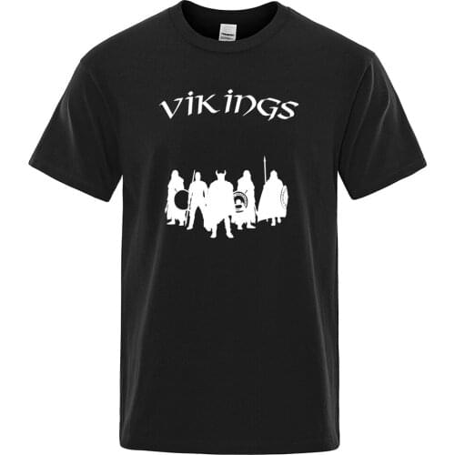 Fashion Print Men Design odin Vikings Lagertha T shirt Summer Brand t-shirt Hip Hop Harajuku Streetwear Short Sleeve Mens Tops