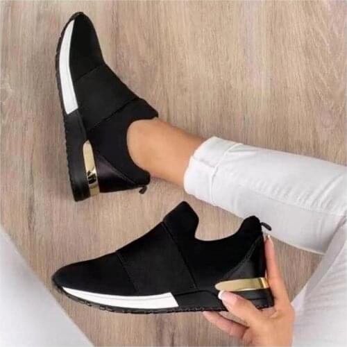 Spring Autumn Women Vulcanized Sneakers Ladies Breathable Slip-On Shoes for Female Casual Sport Platform Shoes Zapatos De Mujer